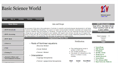 Desktop Screenshot of benhascience.com